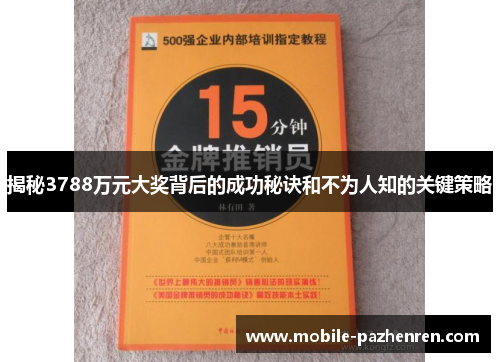 揭秘3788万元大奖背后的成功秘诀和不为人知的关键策略 揭秘3788万元大奖背后的成功秘诀和不为人知的关键策略